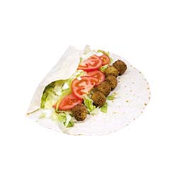 Falafel im Fladenbrot
